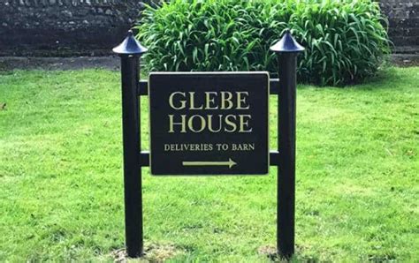 post mounted house signs